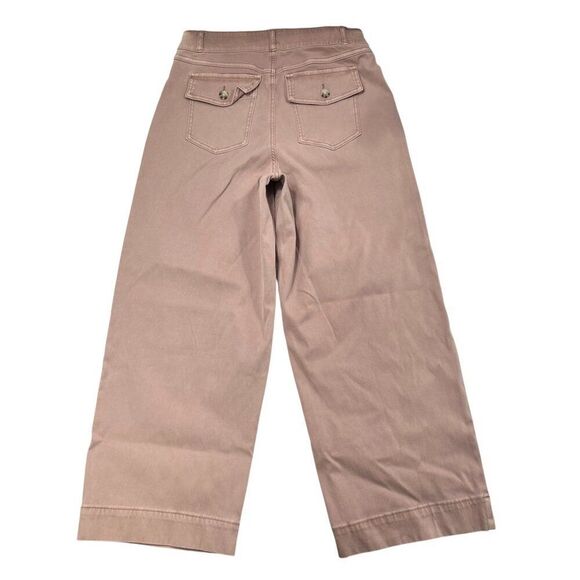 Spanx NWT Wide-Leg Cropped Pants Mauve Pink Size XL - Picture 2 of 7